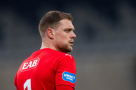 Halmstads målvakt Malkolm Nilsson Säfqvist
