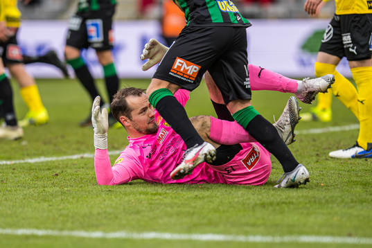 Mjällbys målvakt Carl-Johan Eriksson