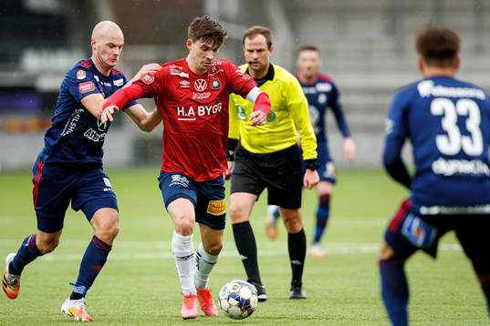 Östers Jonathan Drott och Örgrytes Daniel Paulsson