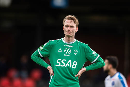 Brages Alexander Johansson ´under fotbollsmatchen i