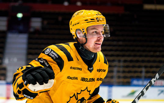 Skellefteås Niclas Burström jublar