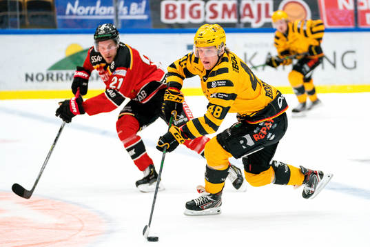Skellefteås Jonatan Berggren och Luleås Juhani Tyrväinen