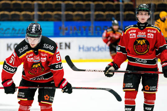 Luleås Filip Hållander och Nils Lundkvist deppar