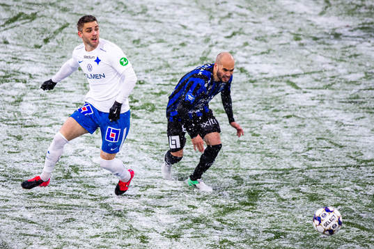 IFK Norrköpings Christoffer Nyman och Sirius Karl Larson