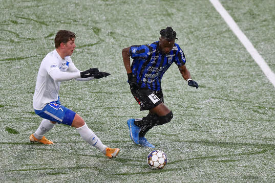 IFK Norrköpings Alexander Fransson och Sirius Joseph Colley