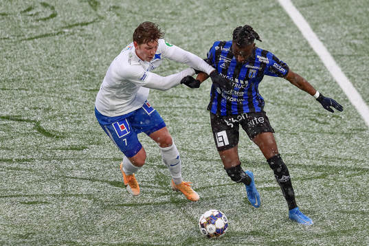 IFK Norrköpings Alexander Fransson och Sirius Joseph Colley
