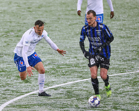 IFK Norrköpings Henrik Castegren och Sirius Adam Hellborg