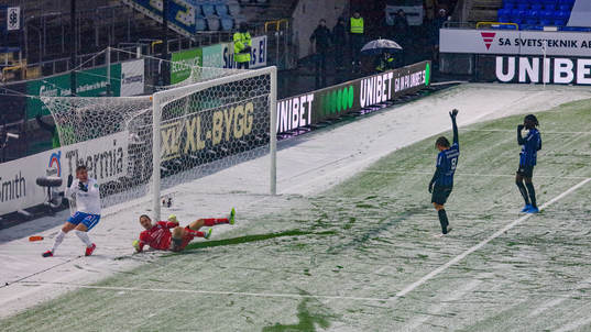 Bortdömt mål p.g.a. offside av IFK Norrköpings