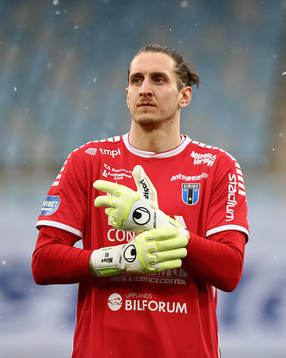 Sirius målvakt David Mitov Nilsson