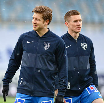 IFK Norrköpings Alexander Fransson och Viktor Agardius