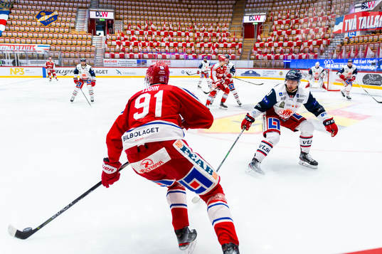 Timrås Viktor Lodin och Västerviks Michael Kapla