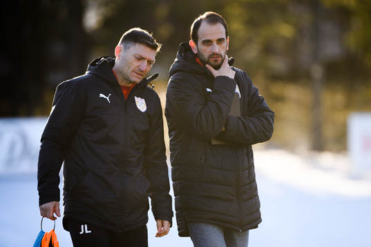 Assyriskas tränare Johan Ländin och Martin Augar