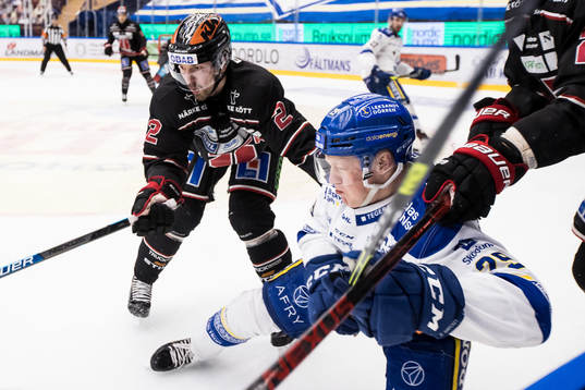 Leksands Emil Heineman och Örebros Rasmus Rissanen