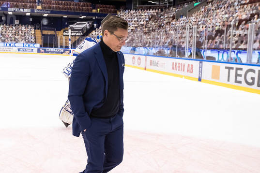 Leksands tränare Björn Hellkvist deppar