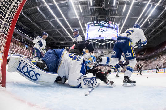 Leksands målvakt Janne Juvonen