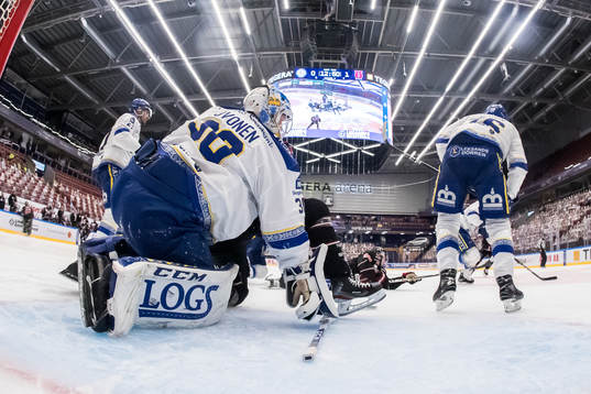Leksands målvakt Janne Juvonen