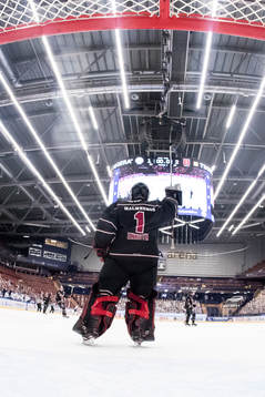 Örebros målvakt Jhonas Enroth jubel