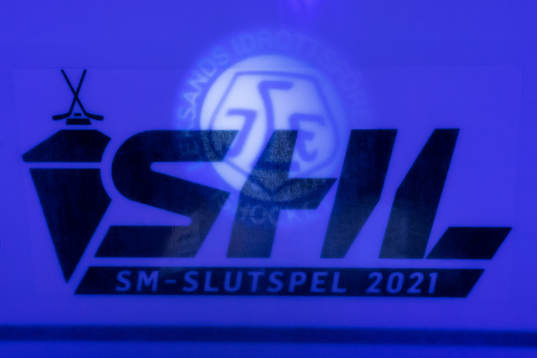 SHL logga i isen