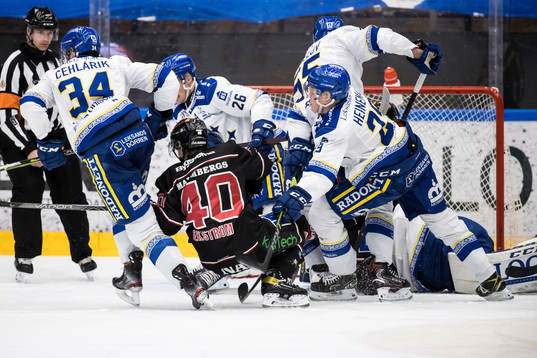 Leksands Emil Heineman och Örebros Elias Ekström