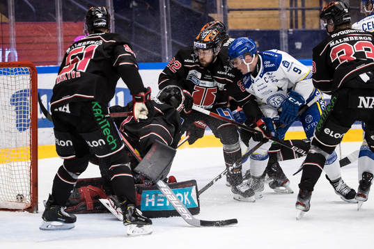 Örebros Jonathan Andersson och Leksands Patrik Zackrisson