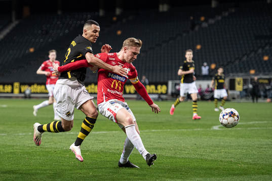 s Nabil Bahoui och Degerfors Oliver Ekroth