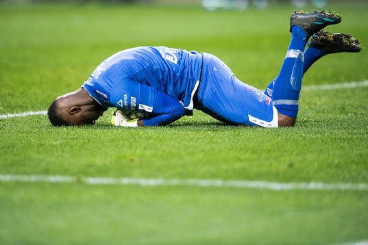 Degerfors målvakt Ismael Diawara