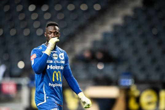 Degerfors målvakt Ismael Diawara