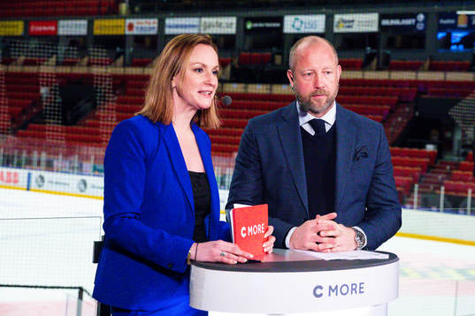 Cmores Lena Sundqvist och Petter Rönnqvist
