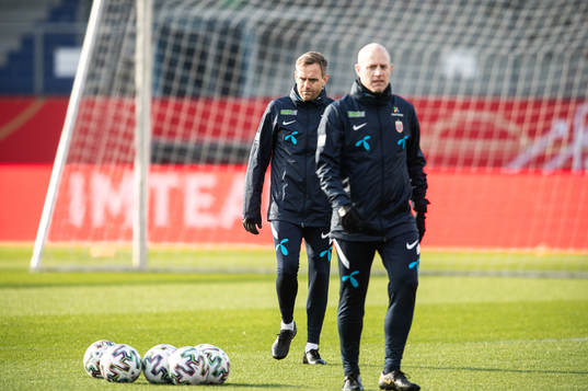 Martin Sjögren, head coach and Anders Jacobson, assistant