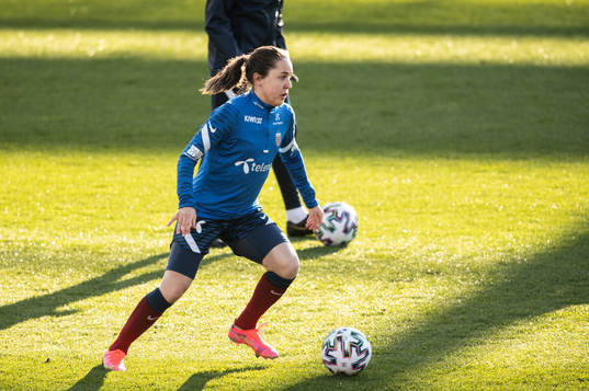 Heidi Ellingsen of the Norwegian national football team