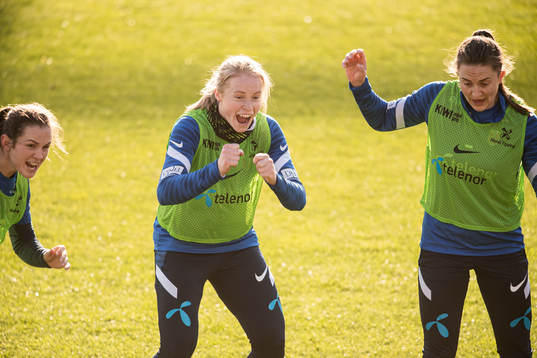 Tuva Hansen, Julie Blakstad and Vilde Bøe Risa of the