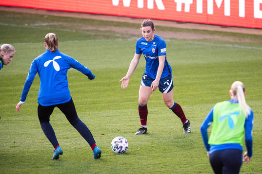 Emilie Bosshard Haavi of the Norwegian national football
