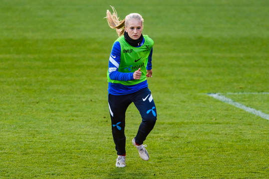 Amalie Vevle Eikeland of the Norwegian national football