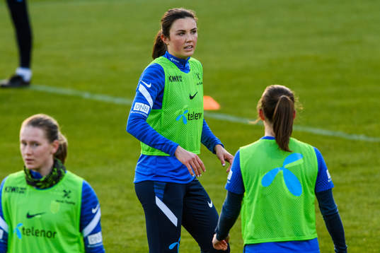 Ingrid Syrstad Engen of the Norwegian national football team