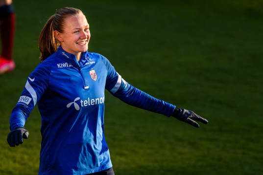 Frida Maanum of the Norwegian national football team