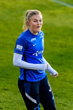 Kristine Bjørdal Leine of the Norwegian national football