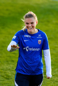Kristine Bjørdal Leine of the Norwegian national football