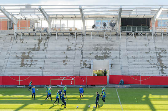 General view of the Norwegian national football team