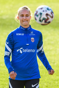 Caroline Graham Hansen of the Norwegian national football