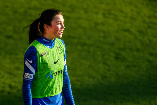 Ingrid Syrstad Engen of the Norwegian national football team