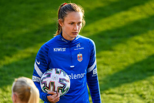 Caroline Graham Hansen of the Norwegian national football