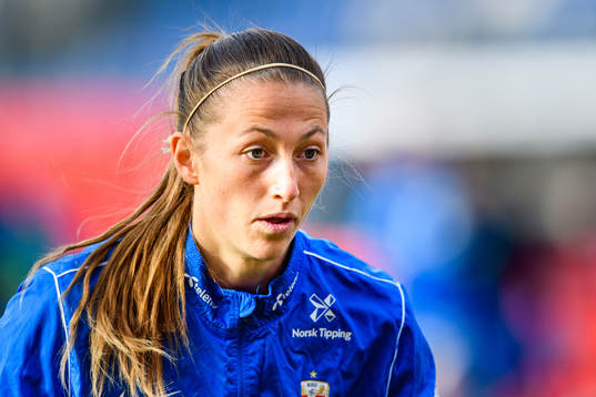 Goalkeeper Cecilie Fiskerstrand of the Norwegian national