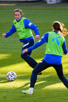 Tuva Hansen of the Norwegian national football team