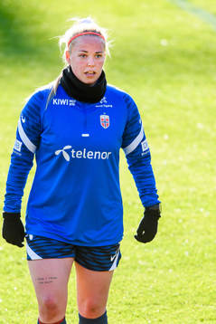 Therese Sessy Åsland of the Norwegian national football