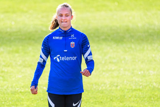 Caroline Graham Hansen of the Norwegian national football