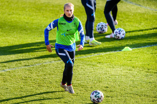 Amalie Vevle Eikeland of the Norwegian national football