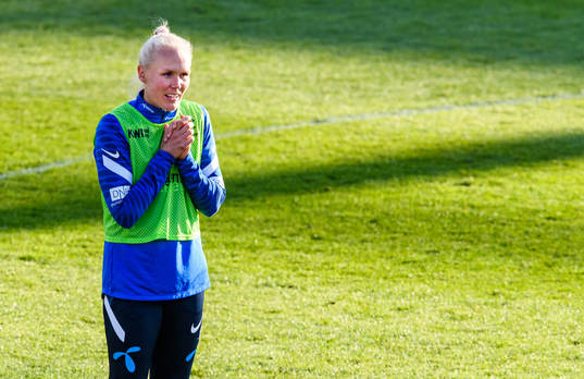 Maria Thorisdottir of the Norwegian national football team
