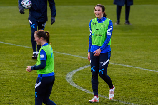 Ingrid Syrstad Engen of the Norwegian national football team