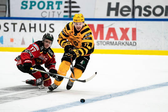 Skellefteås Pär Lindholm och Luleås Isac Brännström
