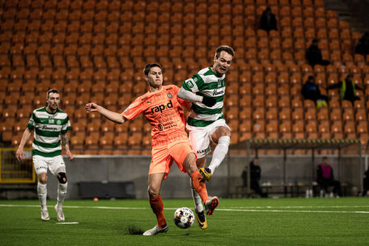 AFC Eskilstunas Jesper Björkman och Västerås Viktor